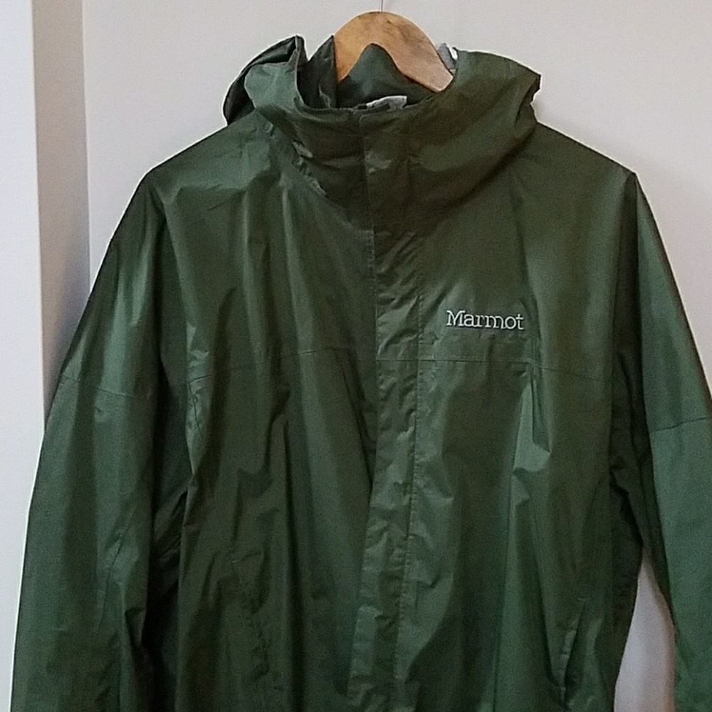 Hunter Green Rain Jacket by Marmot